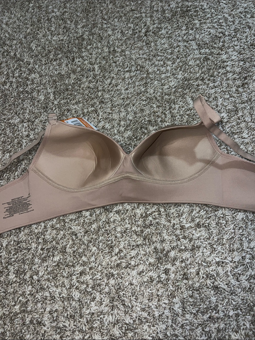NWT! Warner's Convertible Straps & Comfort Bottom Band Nude T-Shirt Bra 36C - Picture 6 of 8